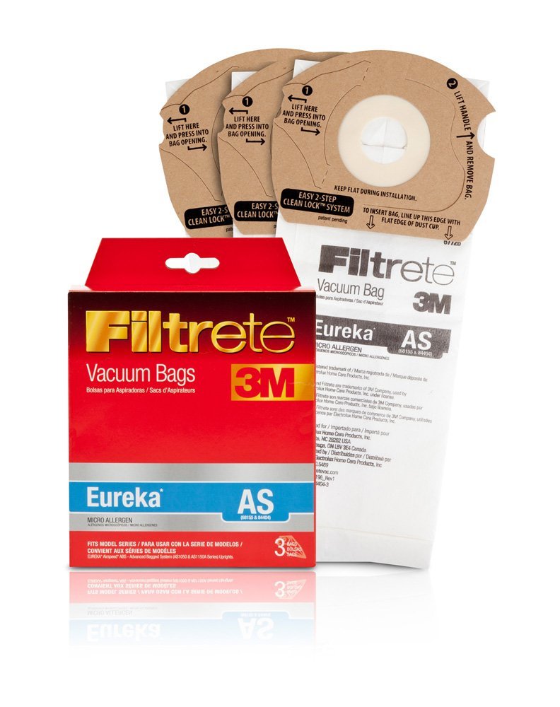 Filtrete 67726-6 Eureka Type-AS Micro Allergen Vacuum Cleaner Bag