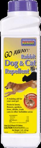 Bonide 870 Go Away Rabbit/Dog & Cat Repellent, 1 Lb.