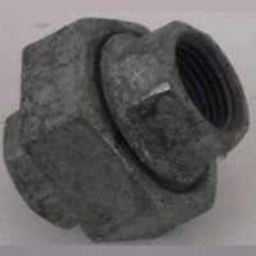 Worldwide Sourcing 34B-1G 1" Galvanized Malleable Ground Joint 150# Union