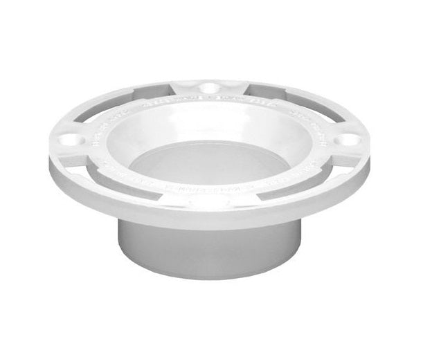 Oatey 43621 Closet Flange, PVC, 4"