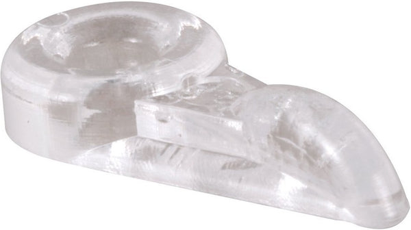 Prime Line T 8733 Flush Storm Door Panel Clip, Clear, 1" x 1/32"
