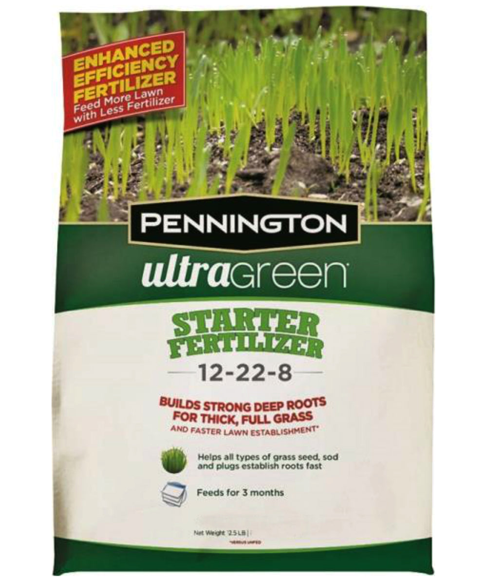 Pennington 100519554 Ultragreen Lawn Starter Fertilizer, 2.5 Lbs