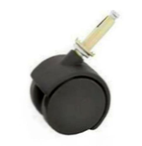 Mintcraft JC-F07-3L Black Furniture Stem Caster, 2"