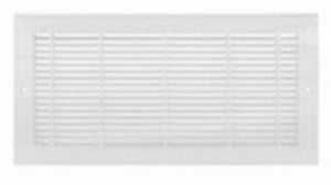 Imperial RG3012 Plastic Sidewall Grill 6"x18", White