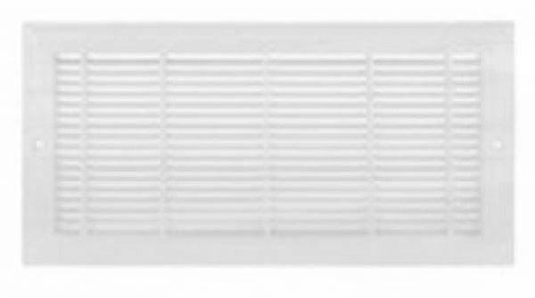 Imperial RG3012 Plastic Sidewall Grill 6"x18", White