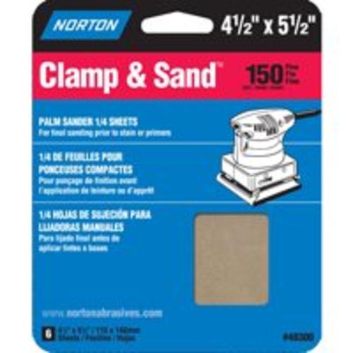 Norton 07660705442 Power Sanding Sheet, 4-1/2" x 5-1/2"