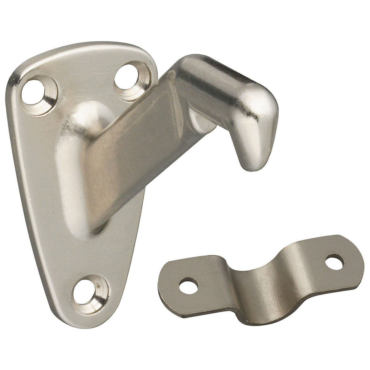 Stanley N830-117 Handrail Bracket, Satin Nickel