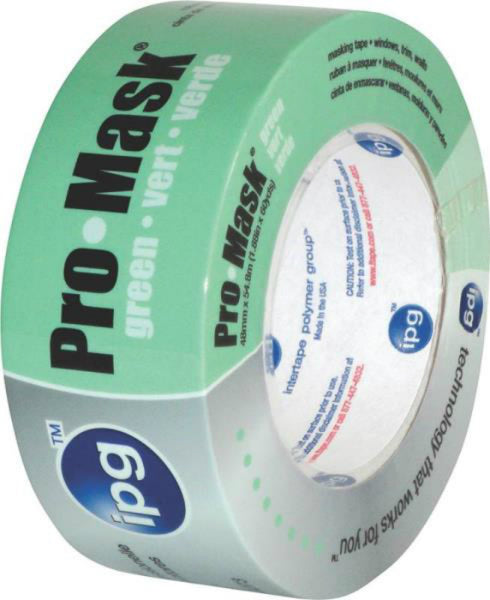 Intertape 5802-.75 Pro-Mask Masking Tape, 0.70" x 60-Yard, Green