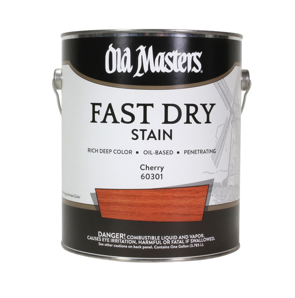 Old Masters 60301 Oil Based Fast Dry Stain, Cherry, 1 Gallon