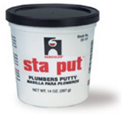 Hercules 25101 Sta-Put Plumbers Putty, 14 Oz