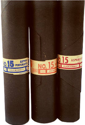 #15 Asphalt Roofing Felt 36" x 144'