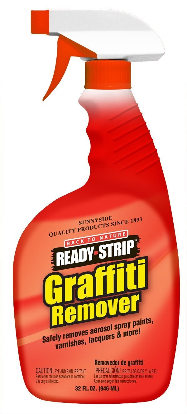 Back To Nature 68932 Ready-Strip Graffiti Remover, Water-Based, 32 Oz
