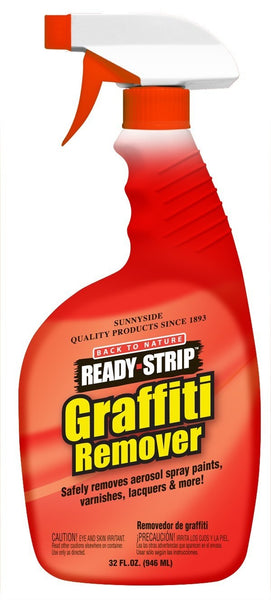 Back To Nature 68932 Ready-Strip Graffiti Remover, Water-Based, 32 Oz