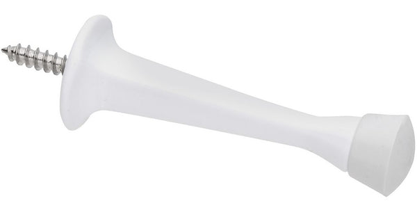 National Hardware N331-017 V243 Rigid Door Stop, 3", White
