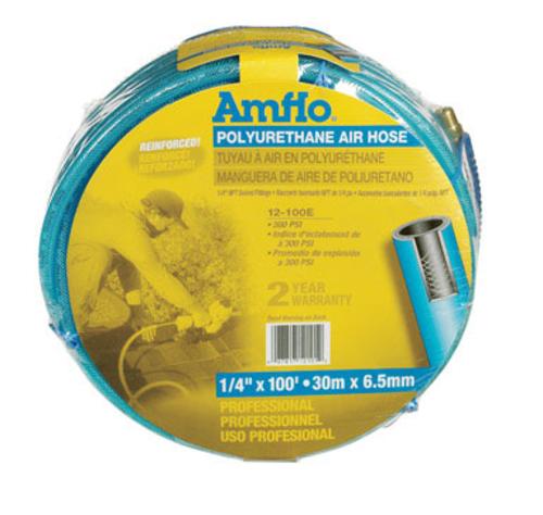 Amflo 12-100 E Polyurethane Air Hose, 1/4" x 100'