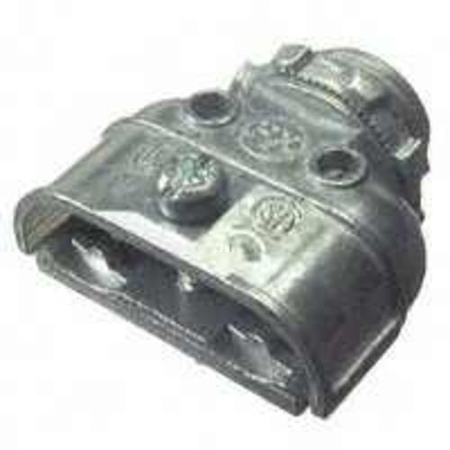 Halex 15803B Flexible And Box Duplex Connector, 3/8"
