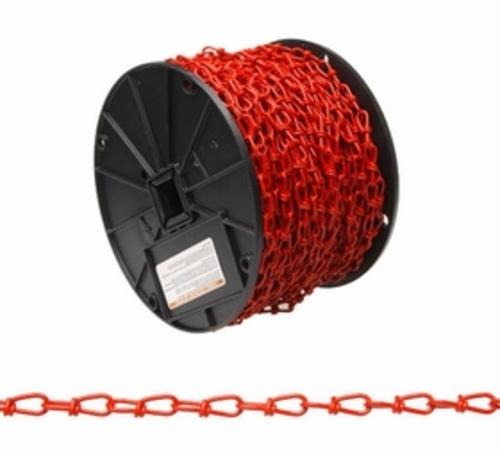 Campbell Chain PG0722227 Double Loop (Inco) Chain 150&#039; - Red
