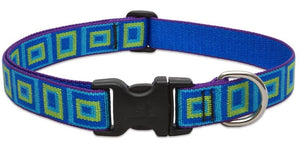 Lupine 73252 Adjustable Dog Collar, 12"-20", Sea Glass Design