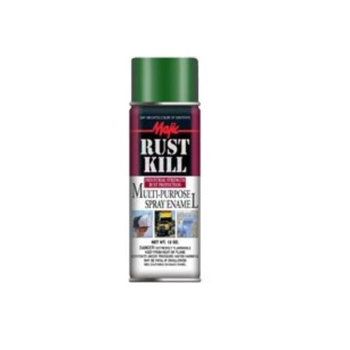 Majic 8-2008-8 Rust Kill Enamel Spray, 12 Oz, Machine Green