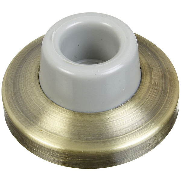 National Hardware N336-313 V1935 Wall Door Stops, Antique Brass