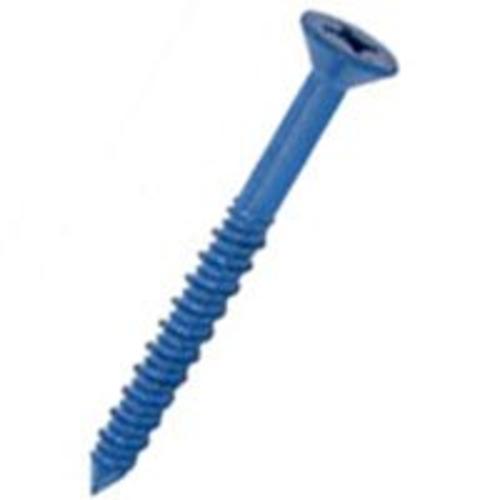 Cobra 632W CobraTap Flat Head Concrete Screws, 1/4" x 2-1/4"