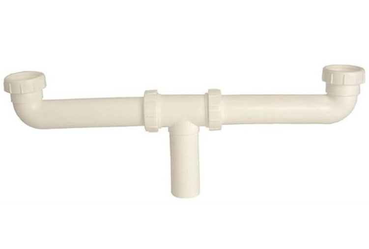 Danco 50974 Center Outlet Waste Drain Pipe, Plastic, 1-1/2"