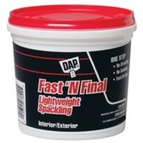 Dap 12141 "Fast N&#039; Final" Spackling Compound - 1 Pint