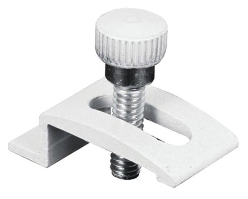 Prime-Line 326-0197 Storm Door Panel Clip with Screws, 1/4", White