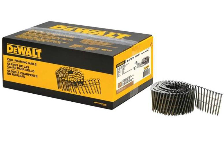 DeWalt DWC8P99D 15-Degree Coil Framing Nails, 2-1/2" x 0.099"