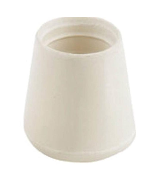 Shepherd Hardware 9756 Rubber Leg Tips, Off-White, 1-1/8"