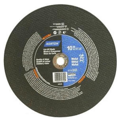 Norton 89390 Stationary Saw Cut-Off Blade-Metal, 10 x3/32 x 5/8