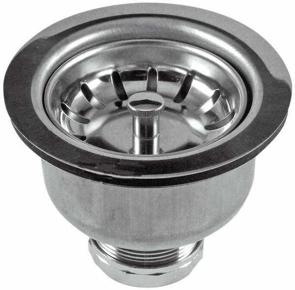 Danco 81091 Post Lock-In Basket Strainer, Stainless Steel, 3-1/2" L