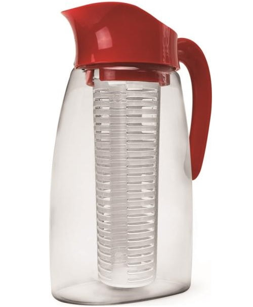 Primula PFRE-3739 Tea Pitcher With Infuser, Cherry, 2.9 Quart
