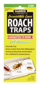 Harris RTRP Roach Traps With Lure, 2-Count