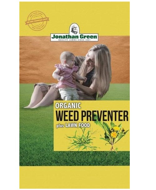 Jonathan Green 11589 Organic Weed Preventer plus Lawn Food, 2.5M, 10-0-2