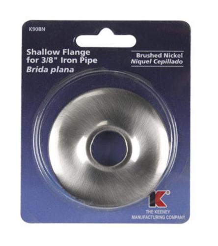 Plumb Pak K90BN Shallow Flange Brushed Nickel, 3/8"