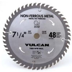 Vulcan 410761OR Carbide Blade, 7-1/4" X 48T