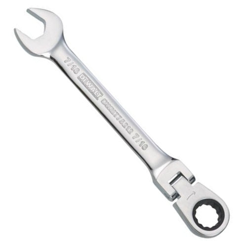 DeWalt DWMT75212OSP SAE Flex Head Combination Ratchet Wrench, 7/16"
