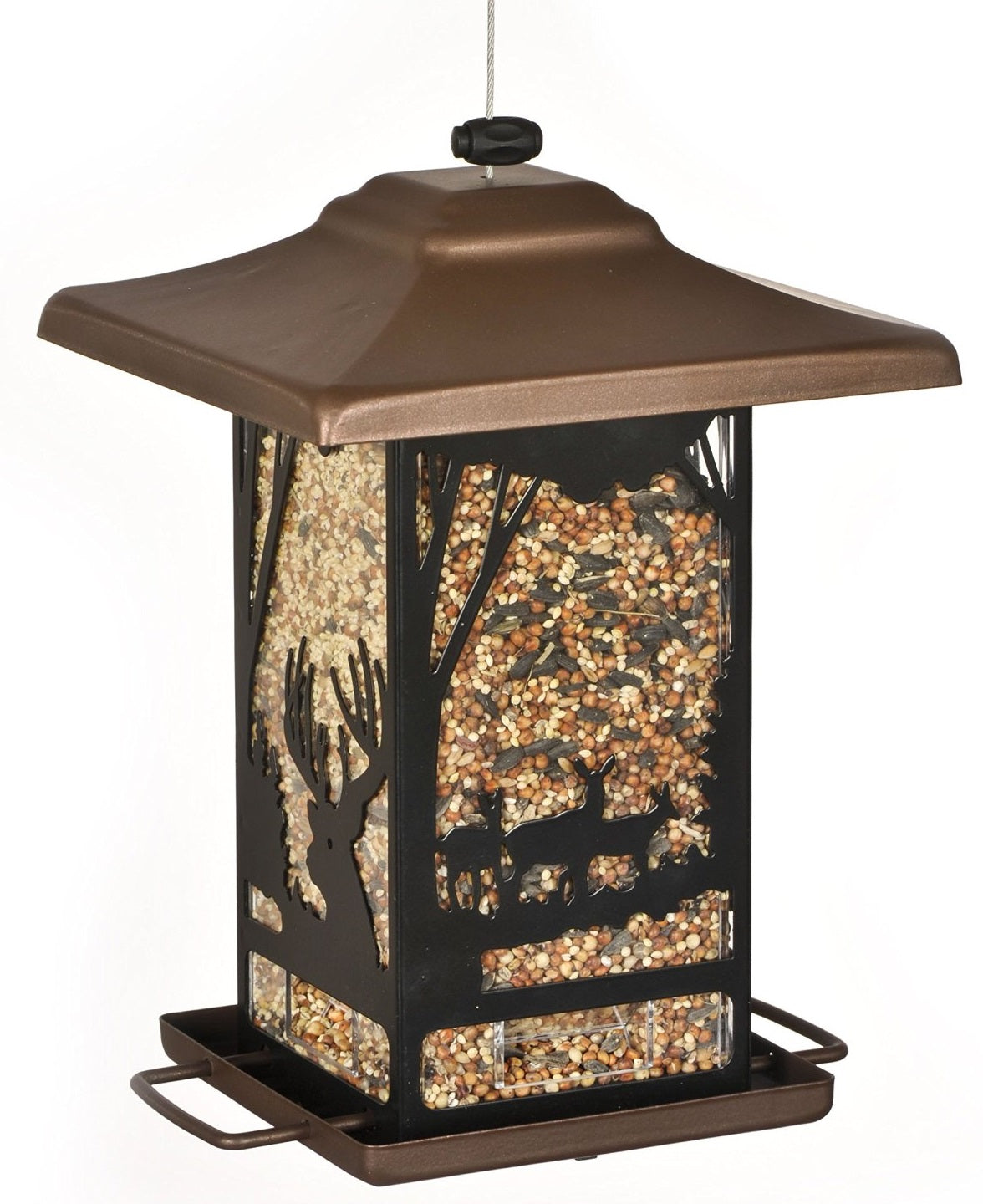 Perky Pet 8504-2 Wilderness Lantern Wild Bird Feeder, Metal