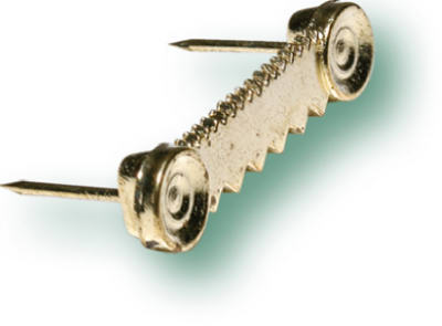Hillman Fasteners 121135 Push In Picture Self Leveler, Large Brass, 2 Pack