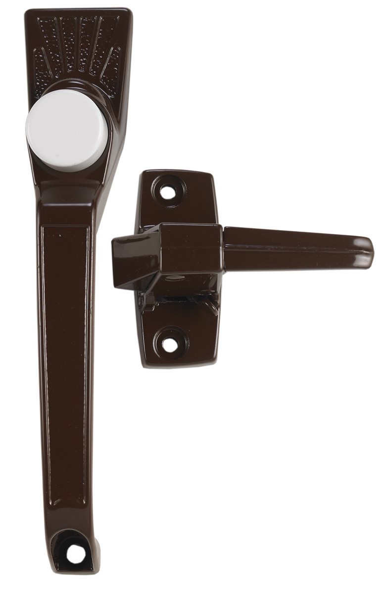 Ideal Security SK910B Classic Push Button Latch Set, Brown