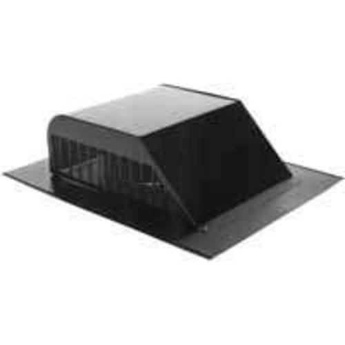 Lomanco 750GSB Galvanized Roof Louver, Black