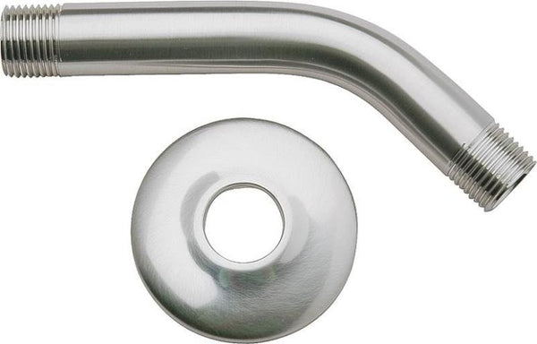 Plumb Pak PP825-10 Chrome Shower Arm With Flange, 6"