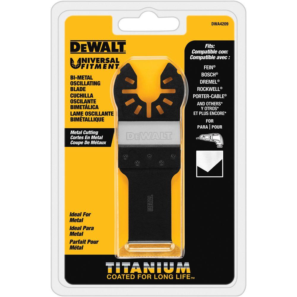 DeWalt DWA4209 Oscillating Titanium Metal Blade