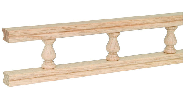Waddell 550-6PC Galley Rail With Sleeve, 6 ft x 2-1/2 in
