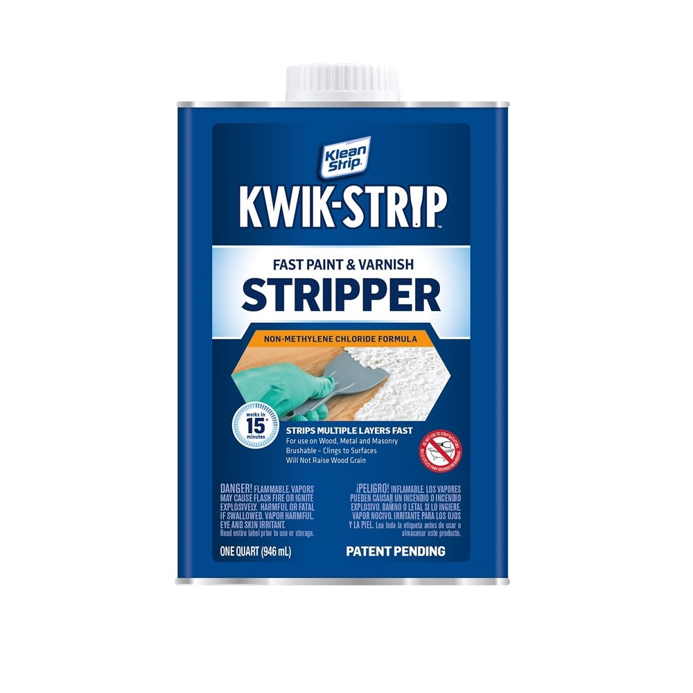 Klean Strip QKPS301 Paint and Varnish Stripper, Liquid, 1 Quart