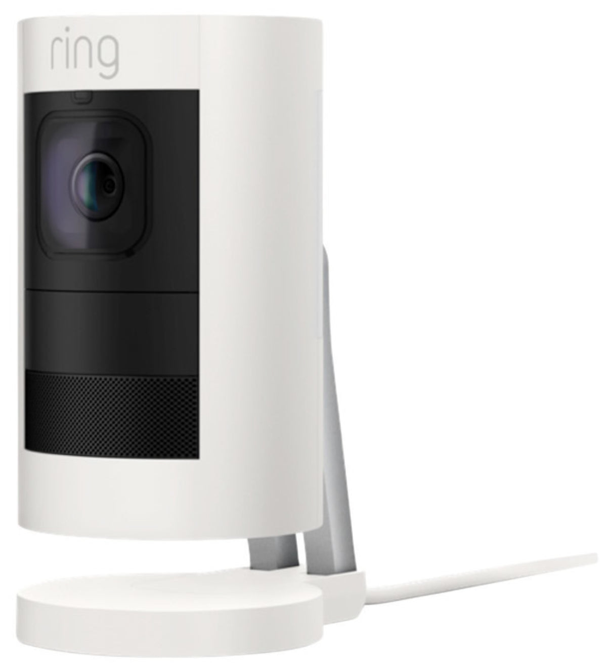 Ring 8SS1E8-WEN0 Hardwired Stick Up Wired Security Camera, White