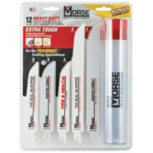 Mk Morse RBKITHD01 Reciprocating Saw Blade, Set 12 Piece