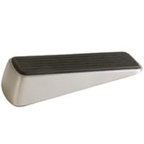 Shepherd Hardware 3314 Designer Heavy-Duty Door Wedge, Satin Nickel