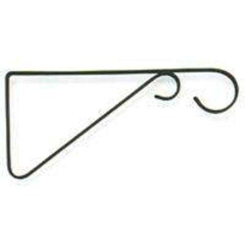 Landscapers Select GB0353L Hanging Plant Bracket, Black, 9-5/8 in